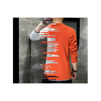 男士長袖t恤純棉打底衫潮流男裝圓領上衣服春秋季青少年長袖體桖