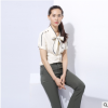 工作服廠家直銷 OL雪紡襯衫定制 職業(yè)女褲套裝上班白領辦公室工裝