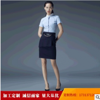 職業(yè)裝襯衫2019OL 職業(yè)女裙女裝情侶制服表演服職業(yè)裝女 服裝加工