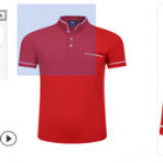 現貨翻領短袖企業文化定制 廣告衫定做空白T恤男工作廠服印字LOGO