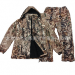 冬季戶外運(yùn)動(dòng)軍迷服仿生迷彩棉服男多口袋加厚大碼叢林偽狩獵裝服