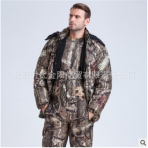 訂制批發(fā) 戶外運(yùn)動(dòng)仿生迷彩服枯樹圖案套裝 仿生迷彩棉服 多圖案