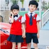 幼兒園園服夏裝運動校服英倫馬夾學院風兒童夏季班服短袖套裝logo
