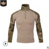 廠家直銷 蛙服長袖T恤 套服上衣迷彩男士長袖 軍訓長袖T恤