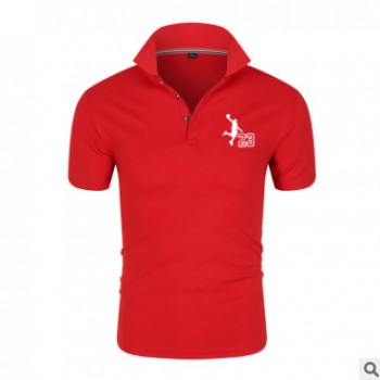 夏季男士新款短袖商務(wù)人頭23t恤男士polo衫時尚休閑廠家直銷批發(fā)