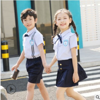 夏季新款 幼兒園園服 夏季套裝禮服 2020現貨款 中學生校服定制