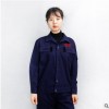 純色翻領多口袋工廠車間制服 秋冬款長袖耐磨工裝 企業工作服定制