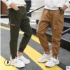 冬季新款兒童牛仔褲加絨中大童韓版時尚潮流男童長褲工廠一件代發(fā)
