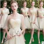 伴娘服短款仙氣質2020新款夏季顯瘦伴娘團禮服姐妹裙畢業小禮服裙