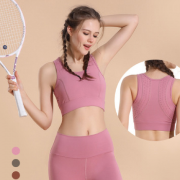 工廠定制瑜伽內衣 健身無鋼圈sport bra 跑步防震速干運動文胸女