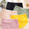 2020夏季新款一片式美人鏈條女士無痕三角褲粘膠透氣少女內褲