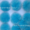 廠家直銷高質量狐貍毛球飾品蒙奇奇掛件超大毛毛球狐貍頭制批發