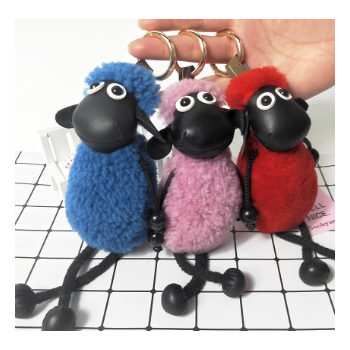 廠家直銷新款香造小羊肖恩毛絨玩具掛件精品娃娃機(jī)公仔批發(fā)
