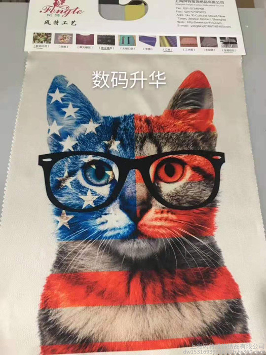 上海數碼印花廠 數碼直噴 紙熱轉印 燙畫 水印  膠印 激光印花 滴塑印花  硅膠印花 面料裁片印花 打樣加工 坯布印花