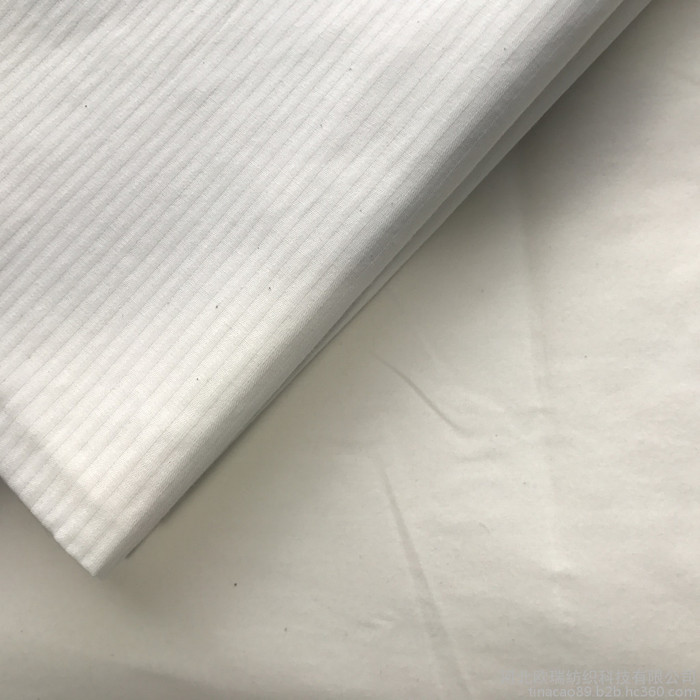 **庫存滌棉魚骨紋坯布123克每平米