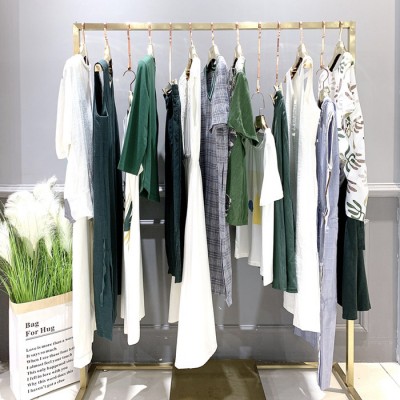 棉麻品牌女裝麗迪莎時尚百搭夏裝一手貨源