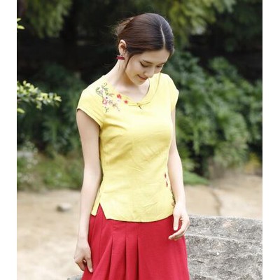 奇美服飾供應憶花尋棉麻女裝品牌尾貨大碼女裝憶花尋尾貨服裝直播貨源批發走份