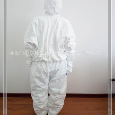 廠家定制杜邦一次性工作服 無紡人體服 噴涂車間防靜電工作服 人體防護服 機器人防護服