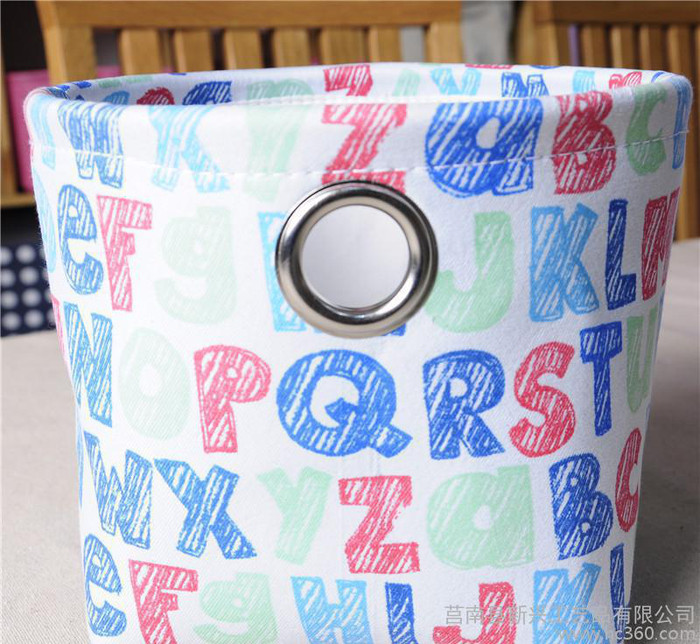 現貨布藝棉麻收納筐多功能收納箱創意家居衣服零食整理儲物盒