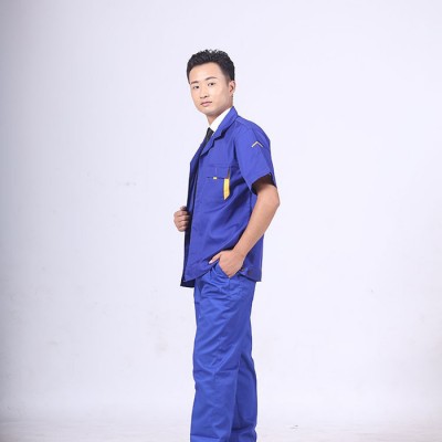金東升服飾 夏季員工工作服 新款夏季工作服定制 工衣批發(fā) 夏季工作服專業(yè)批發(fā)