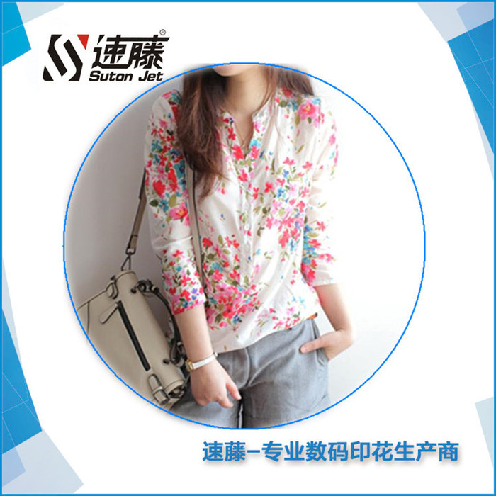 定制 氣質(zhì)森女棉麻襯衫印花機(jī) 數(shù)碼印花打印機(jī)