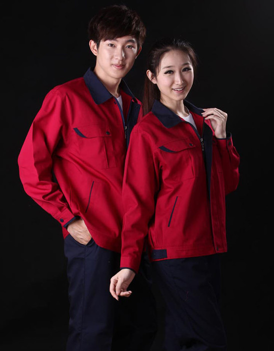 廠家批發 廠服工作服定做勞保工作服套裝秋冬裝加厚工作服工裝