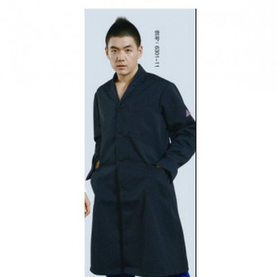 冀鳳龍雙防防護 6301-11 深藍色防酸堿  防靜電工作服
