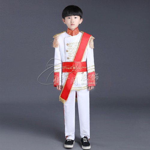 兒童男歐式宮廷裝演出軍禮服供應 將軍服王子服舞臺演出服裝批發
