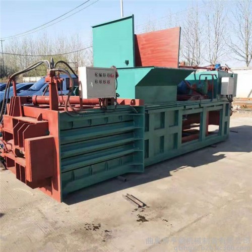 亨順 棉紗下腳料打包機 自動穿繩打包機 80噸臥式液壓打包機