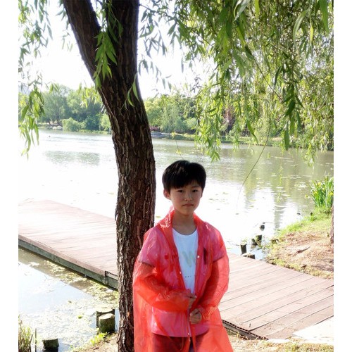 【XIETAIPING】PE兒童紐扣雨衣 兒童雨衣批發(fā)  兒童雨衣