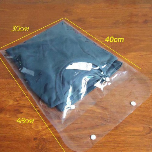 pvc紐扣服裝袋 pvc紐扣掛耳袋  透明紐扣袋