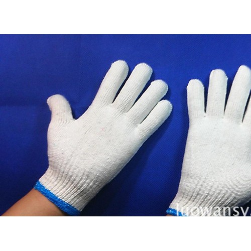 出口韓國型防護A級勞保棉手套 防滑棉紗檢查手套