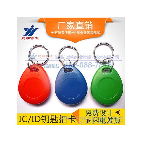 【建和偉業(yè)**供應(yīng)遼寧鑰匙扣 復(fù)合鑰匙扣卡 ID鑰匙扣卡 IC鑰匙扣卡 紐扣卡 門禁鑰匙扣卡