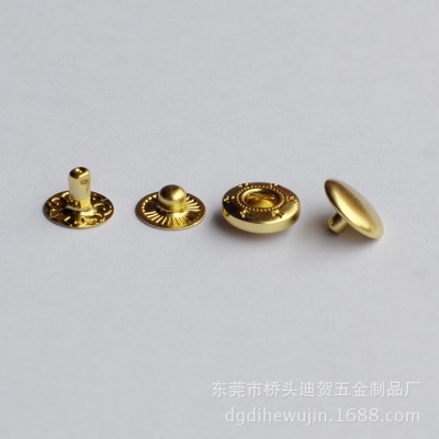 服裝行業羽絨服上用的四合扣急鈕