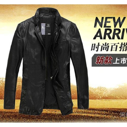 供應班尼菲爾真皮皮衣男 山羊皮單皮皮衣真皮外