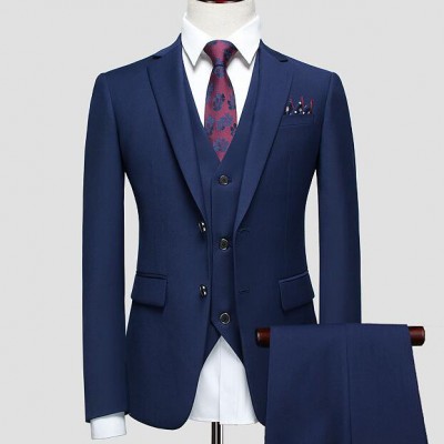 騰來服飾增城區新款西裝男潮流修身商務定制