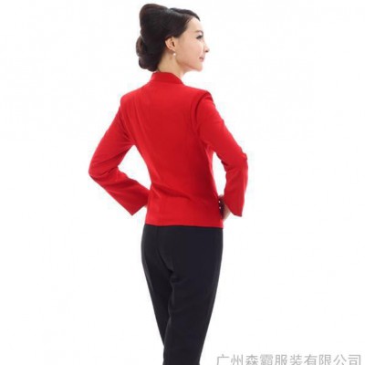 供應森霸服飾韓版女式小西裝新款女西服廠家定做