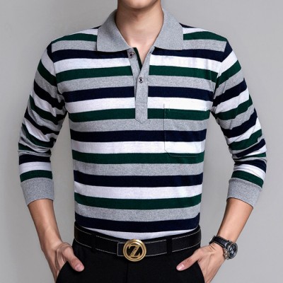 **新款男裝長袖t恤批發純棉t恤空白t恤批發男裝休閑t恤打底衫針織衫