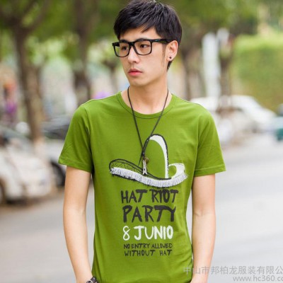 新款男式t恤,男式t恤,純棉t恤,新款t恤,春夏t恤,2014春夏新款男式