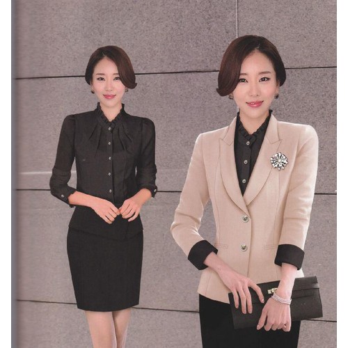 環誠服裝2017 職業裝定制 男女西裝女士修身西服套裝