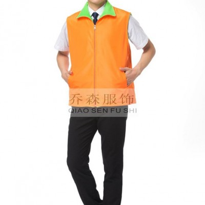 廣告馬甲 秋冬公益活動(dòng)穿馬夾 印字 促銷用工作服定制 義工背心