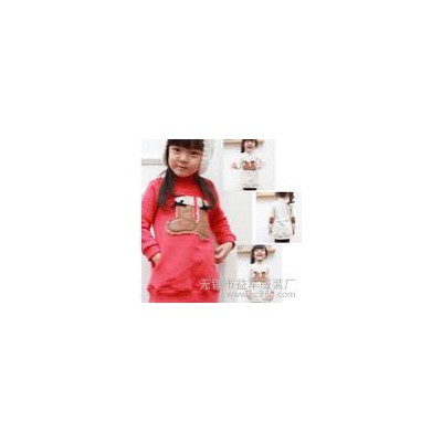 供應(yīng)女童中款衛(wèi)衣 益軍服裝**價(jià)廉 值得