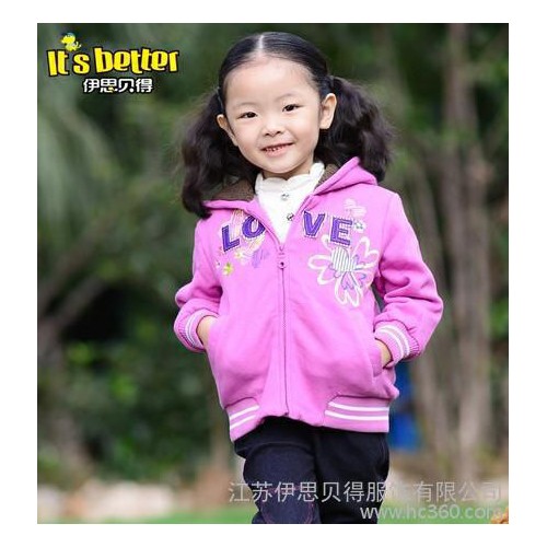 供應Itsbetter伊思貝得2013新款 女童加厚衛衣