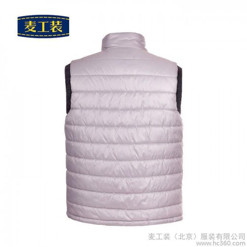 冬季 新品 工作服 工裝 定制 防寒 保暖  羽絨 馬夾 馬甲 MJY12005