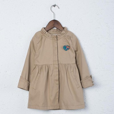 童裝2016春裝新款韓版長(zhǎng)袖女童風(fēng)衣 純棉兒童外套 風(fēng)衣裙