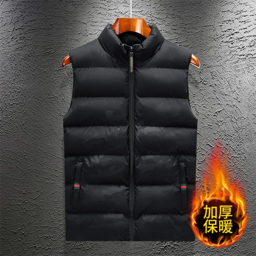 秋冬季男羽絨服馬甲棉衣韓版潮流修身無袖加厚保暖背心坎肩外套