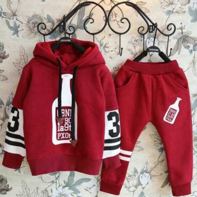 2014秋冬季新款女童裝兩件套 韓版長袖連帽衛衣童套裝 兩件