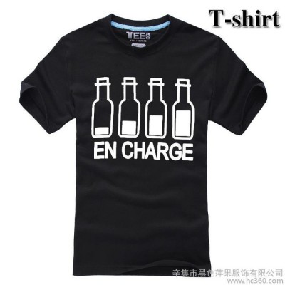 供應(yīng)火焱衫2013新款夏裝上市 卡通衛(wèi)衣時(shí)尚純棉圓領(lǐng) 男女情侶休閑短袖印花t恤