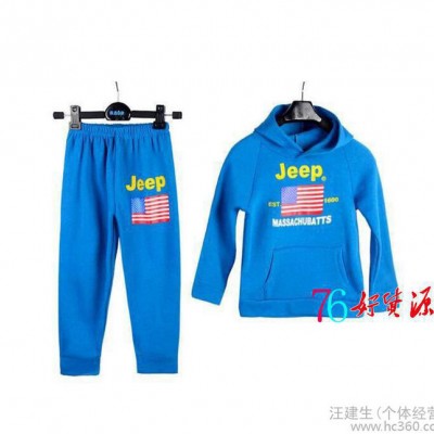 地?cái)?* 中小童裝套裝衛(wèi)衣爆款 3-12歲4碼秋季展銷**