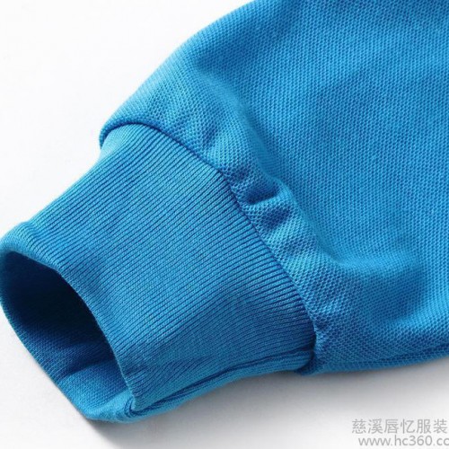 新款男女長袖POLO衫，個性化定制，滌棉180克代理直銷 男女長袖polo衫